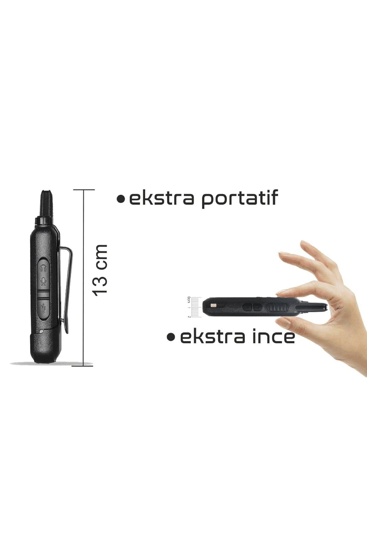 R5 Pmr Lisansız El Telsizi 2 Adet Set