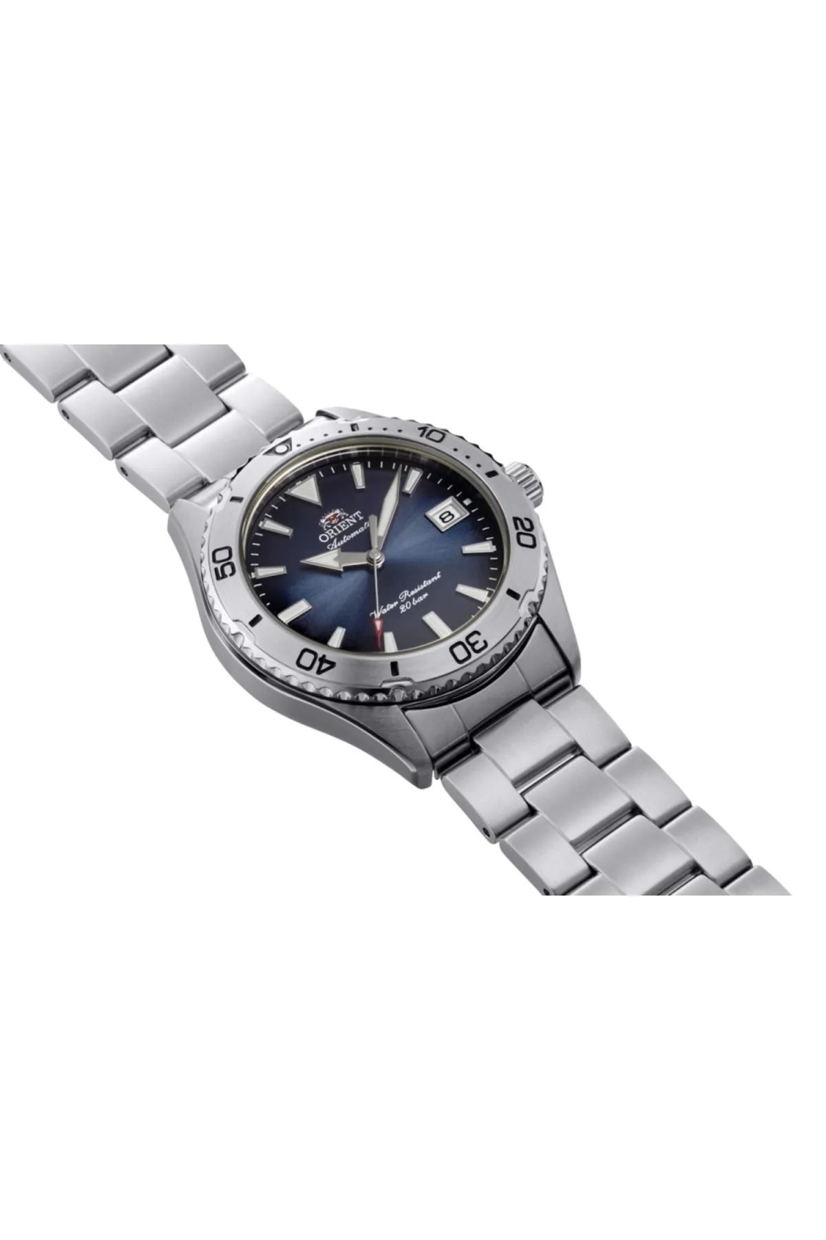 RA-AC0Q14L30B Kurmalı Otomatik Çelik Gri Safir Cam 20 ATM 40 mm Erkek Kol Saati