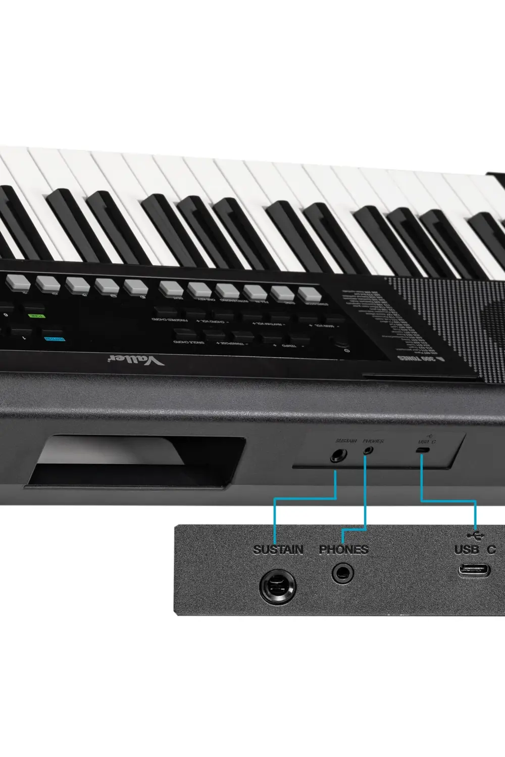 RA61 Led Ekranlı 5 Oktav Tuş Hassasiyetli Org