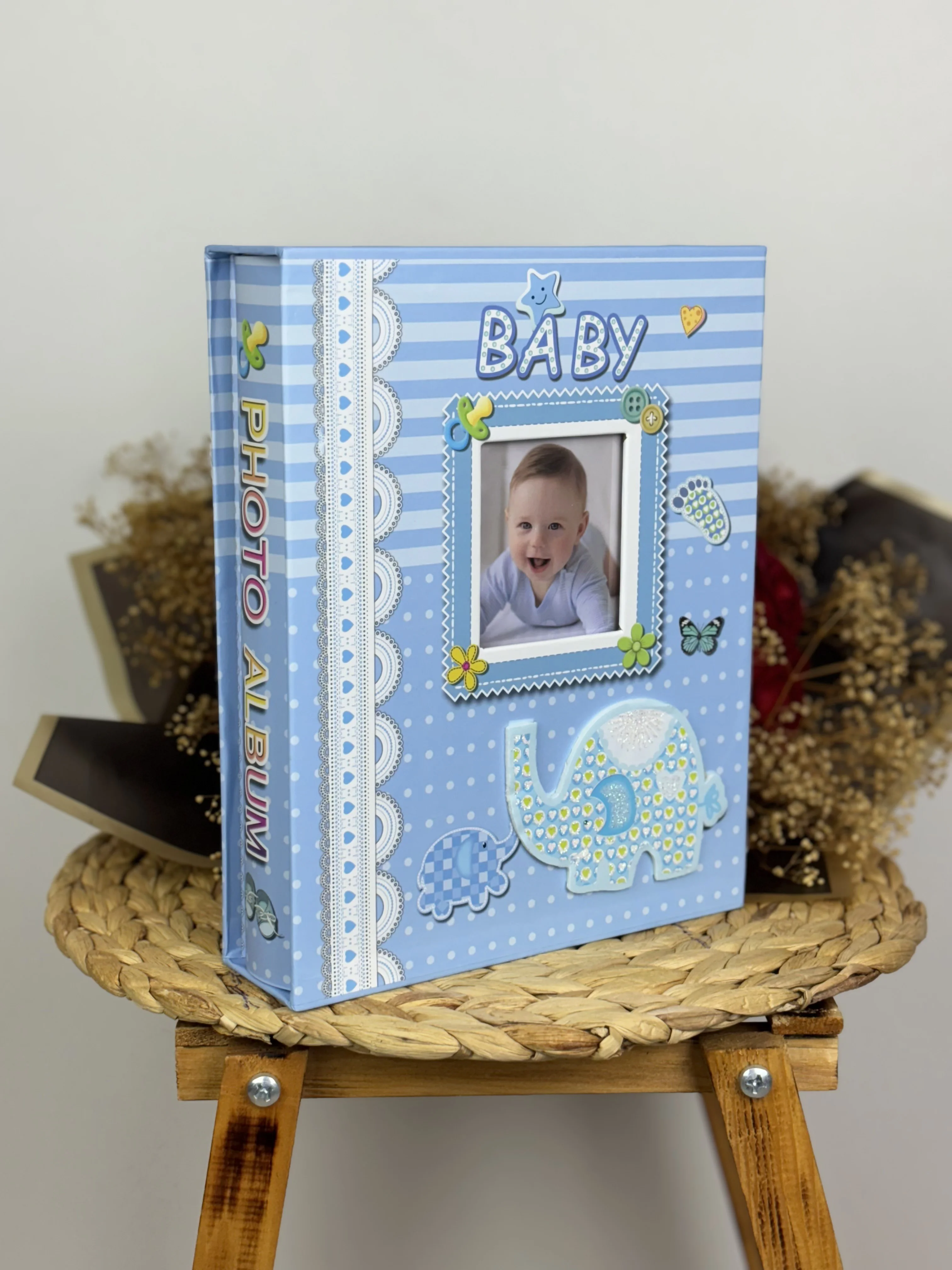 Rabsev RS031 Kutulu Bebek Fotoğraf Albümü 10x15 cm 200 Fotoğraf K Rabsev RS031 Kutulu Bebek Fotoğraf Albümü 10x15 cm 200 Fotoğraf K