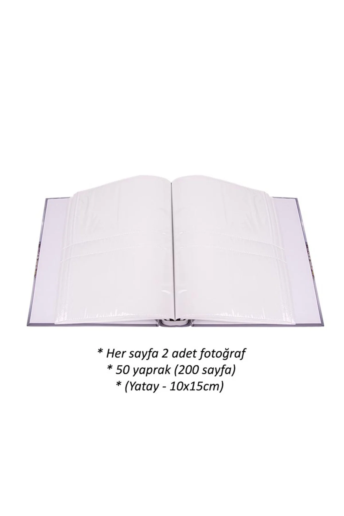 Rabsev RS038 Fotoğraf Albümü 10x15cm 200'lük Lüx Desenli Kutulu N