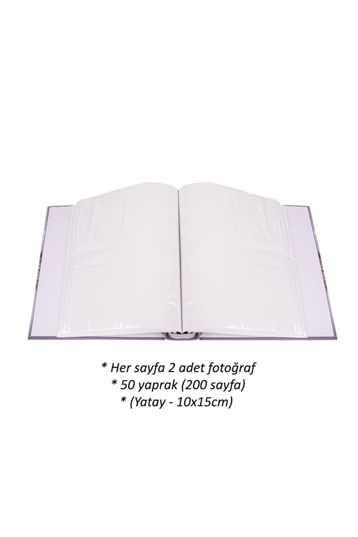 Rabsev RS038 Fotoğraf Albümü 10x15cm 200'lük Lüx Desenli Kutulu N
