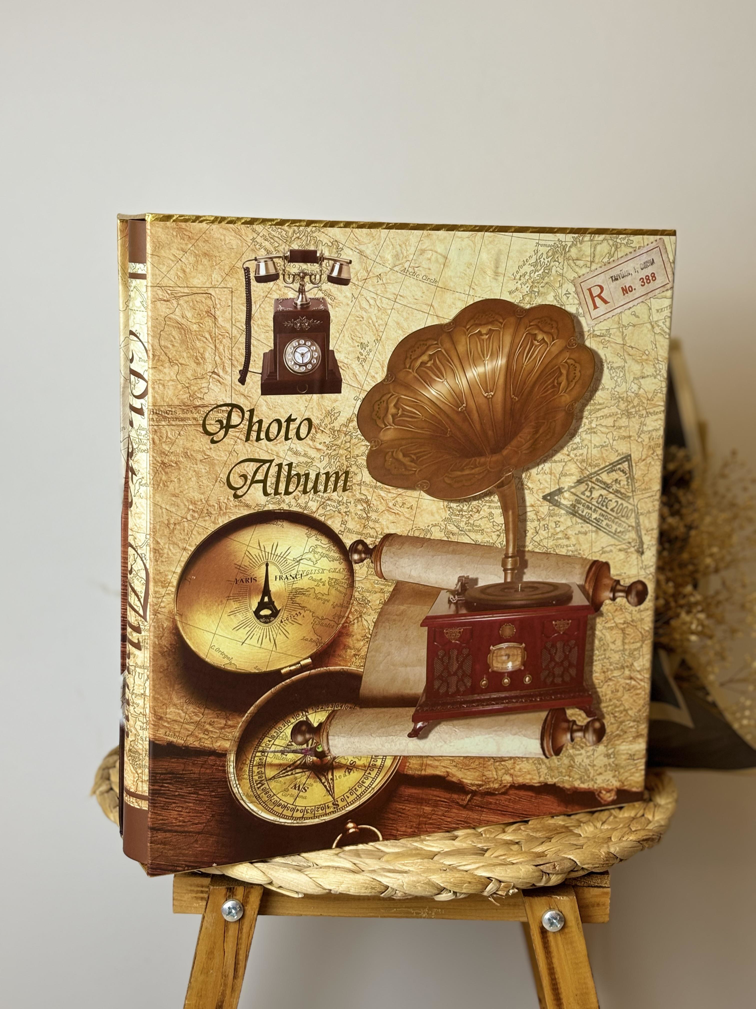 Rabsev Rs21 Fotoğraf Albümü 10X15cm 600 Lük Gramafon Desenli Kutu Rabsev Rs21 Fotoğraf Albümü 10X15cm 600 Lük Gramafon Desenli Kutu