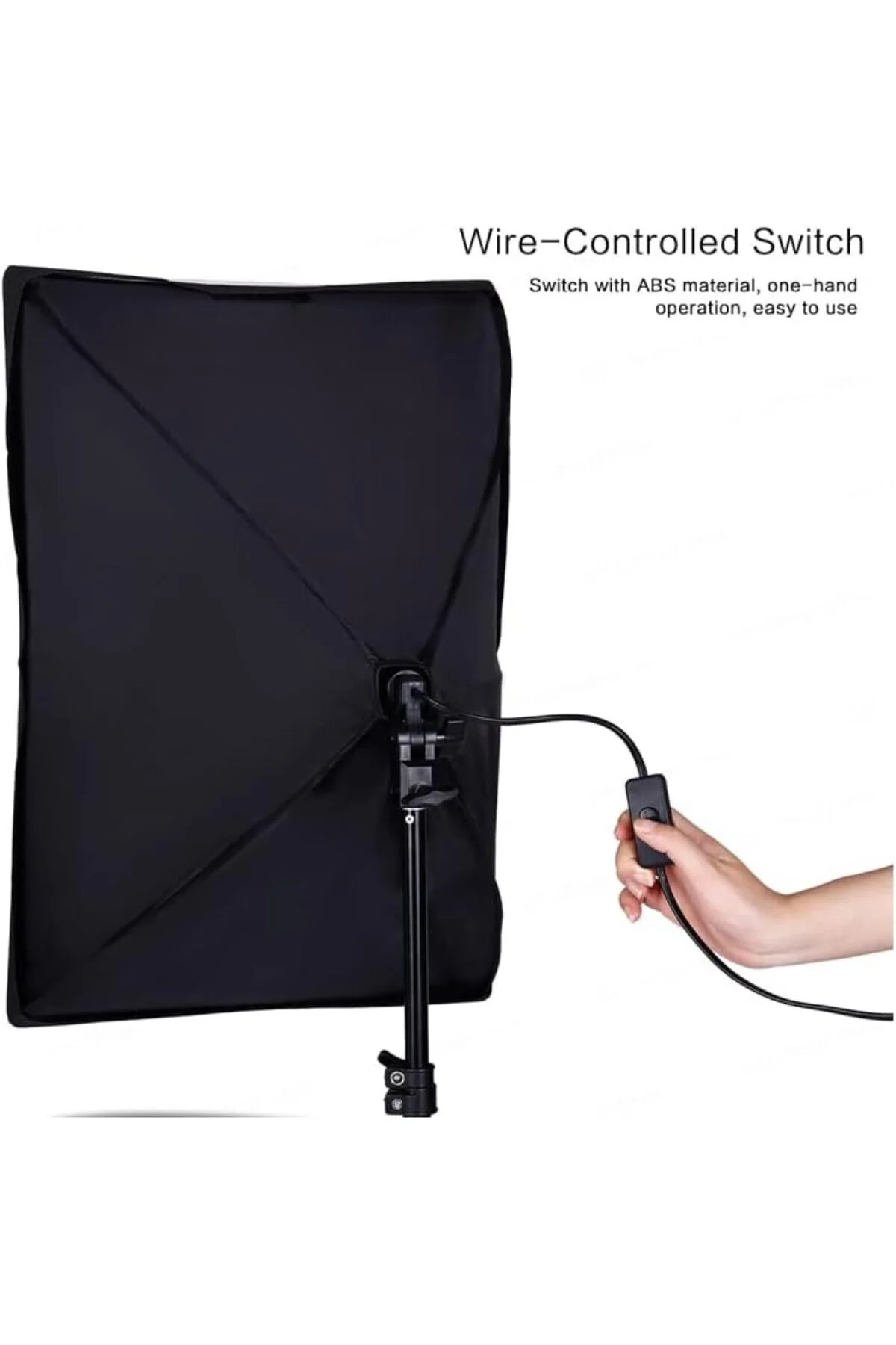 Rabsev Softbox 50x70cm Tek Duylu Sürekli Işık Youtube Video Ve Fotoğraf Çekim