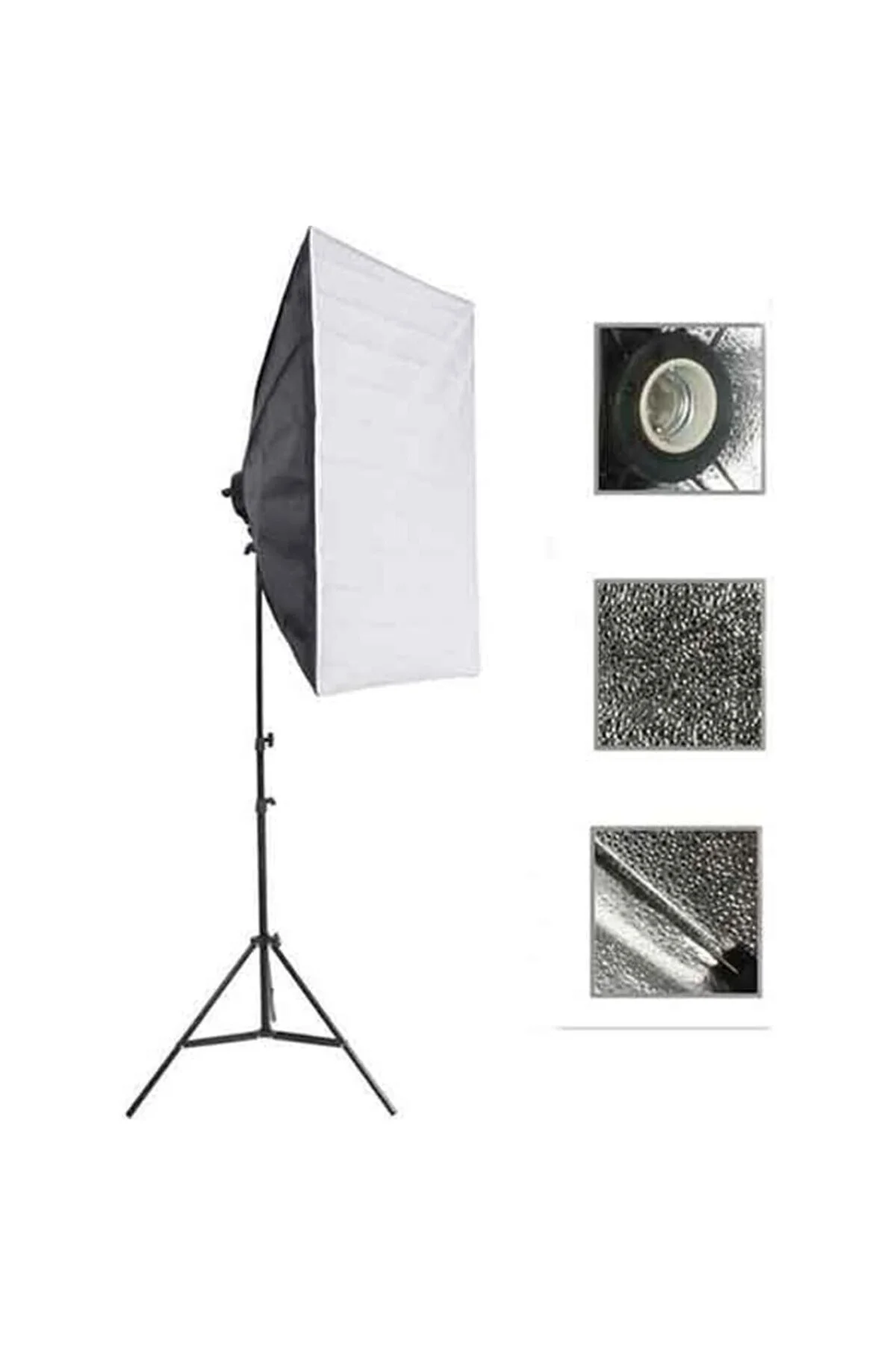 Rabsev Softbox 50x70cm Tek Duylu Sürekli Işık Youtube Video Ve Fotoğraf Çekim