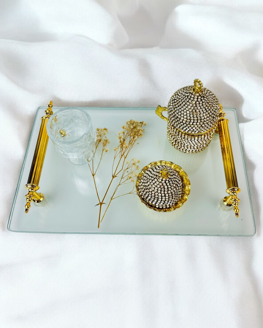 Radiant Söz Nişan Kahve Tepsisi