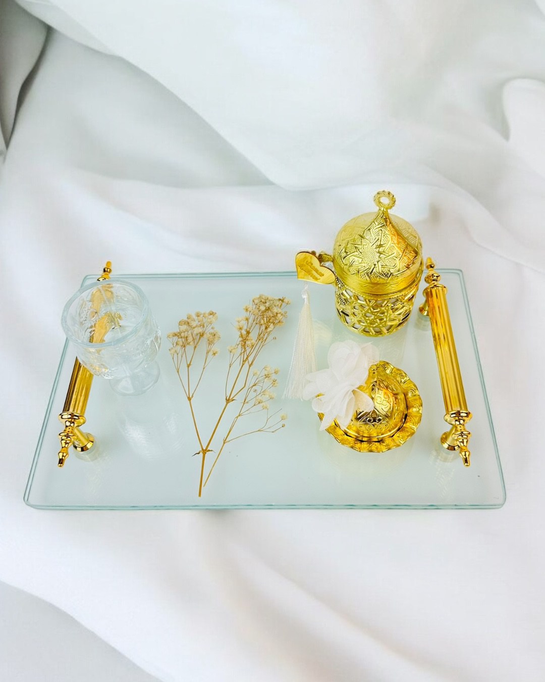 Radiant Söz Nişan Kahve Tepsisi