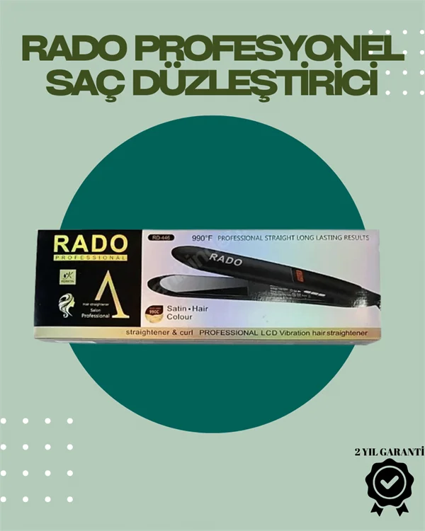 Rado RD-446 – Titanyum Seramik, 2.5 Metre Kablo, Hızlı Isınan Saç