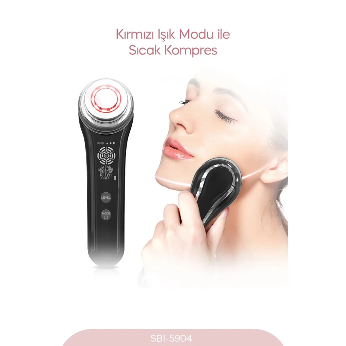Radyo Frekanslı Yüz - Boyun Kırışıklık Giderici 5 Farklı Mod Ems Teknoloji Sbı-5904 Bx40 Fiyatı, Yorumları ve Özellikleri