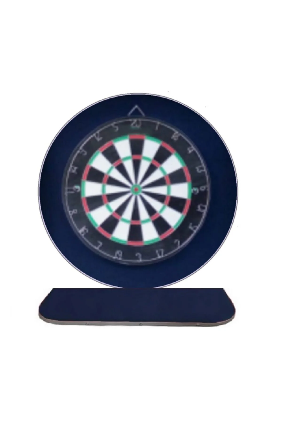 Raf Düzenekli Dart Arkalık. Yuvarlak Lacivert. 72cm - Görsel 2