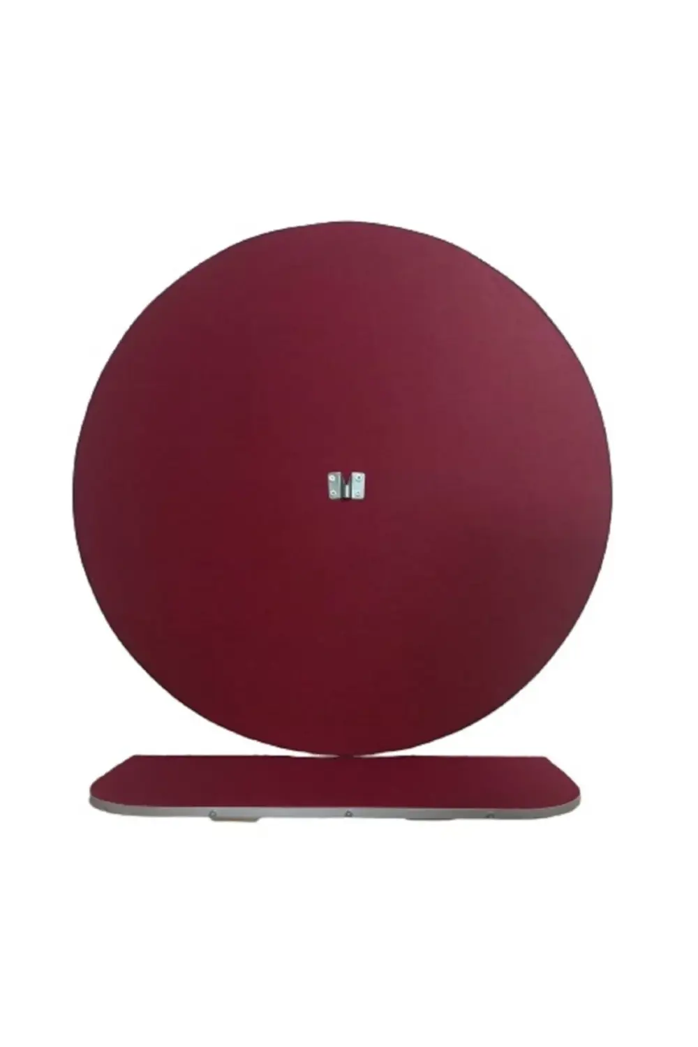 Raf Düzenekli Dart Arkalık. Yuvarlak Bordo. 72cm Çap.