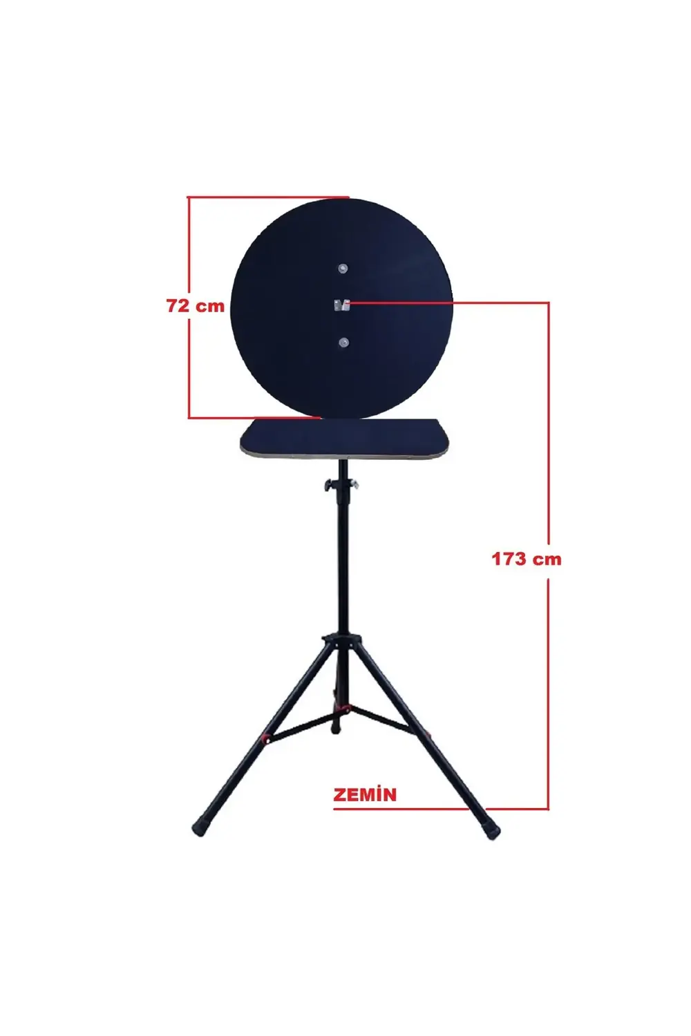 RAF DÜZENEKLİ TRİPOD AYAKLI DART ARKALIK SETİ. LACİVERT RENK.