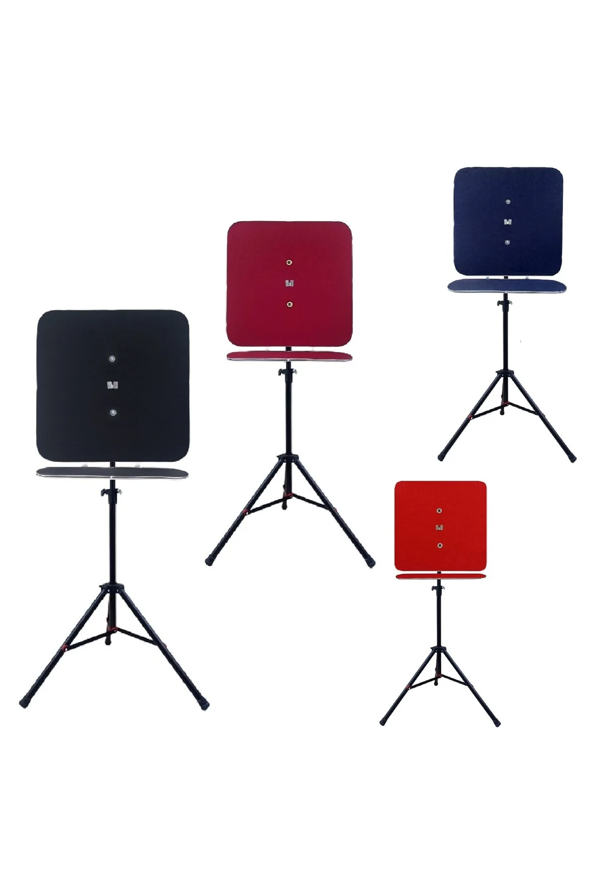 Raf Düzenekli Tripod Ayaklı Kare Dart Arkalık. Lacivert - Görsel 3