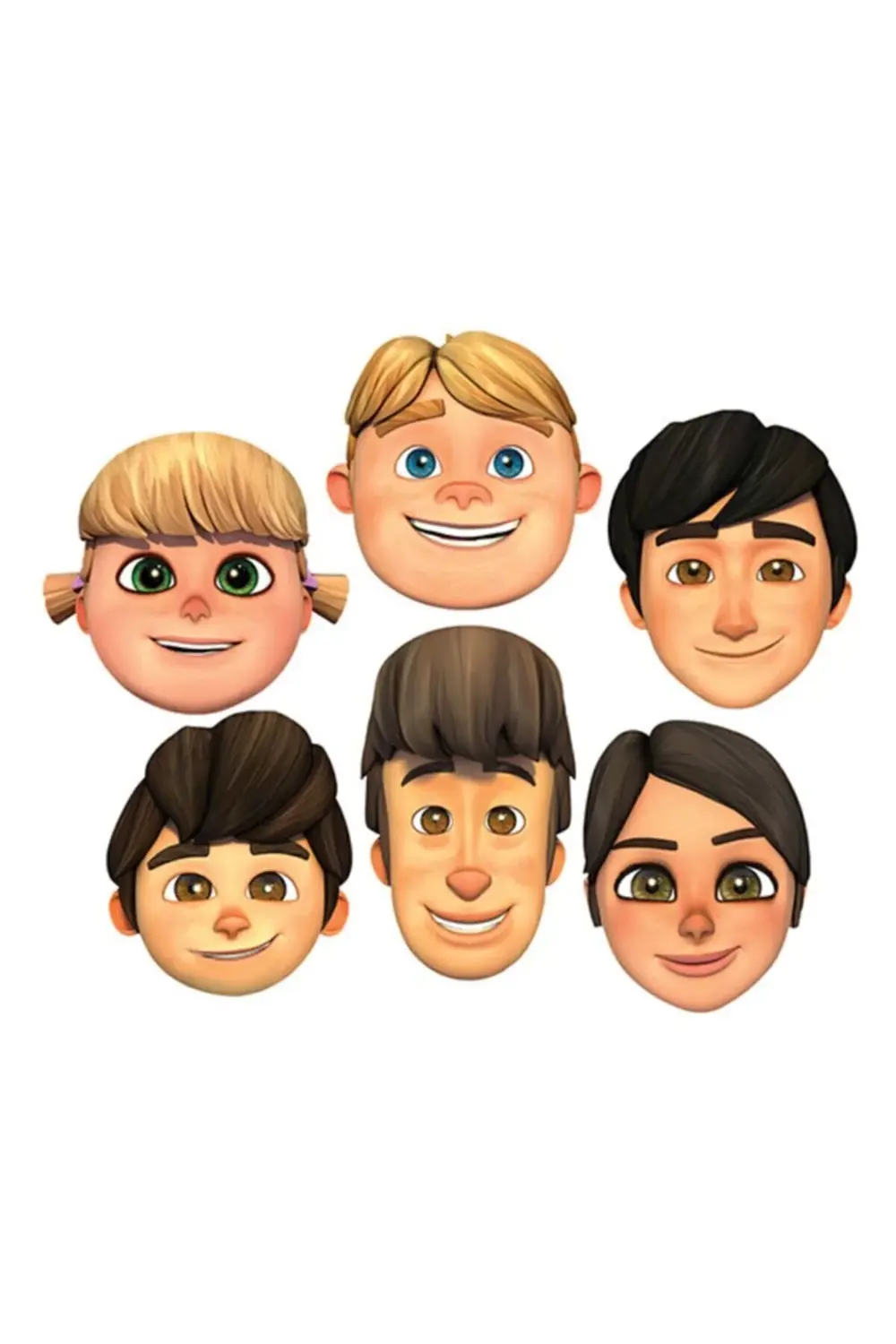 Rafadan Tayfa 10 Adet Balon 6 Adet Maske Ve Iyi Ki Doğdun Flama D