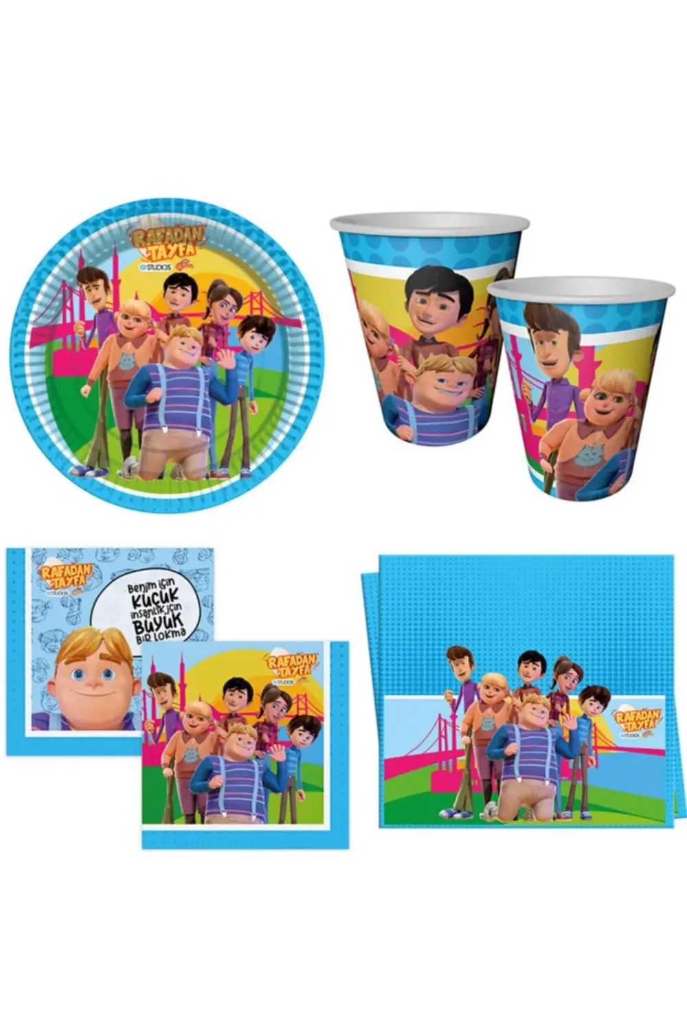 Rafadan Tayfa   Doğum Günü Parti Seti 8 Kişilik