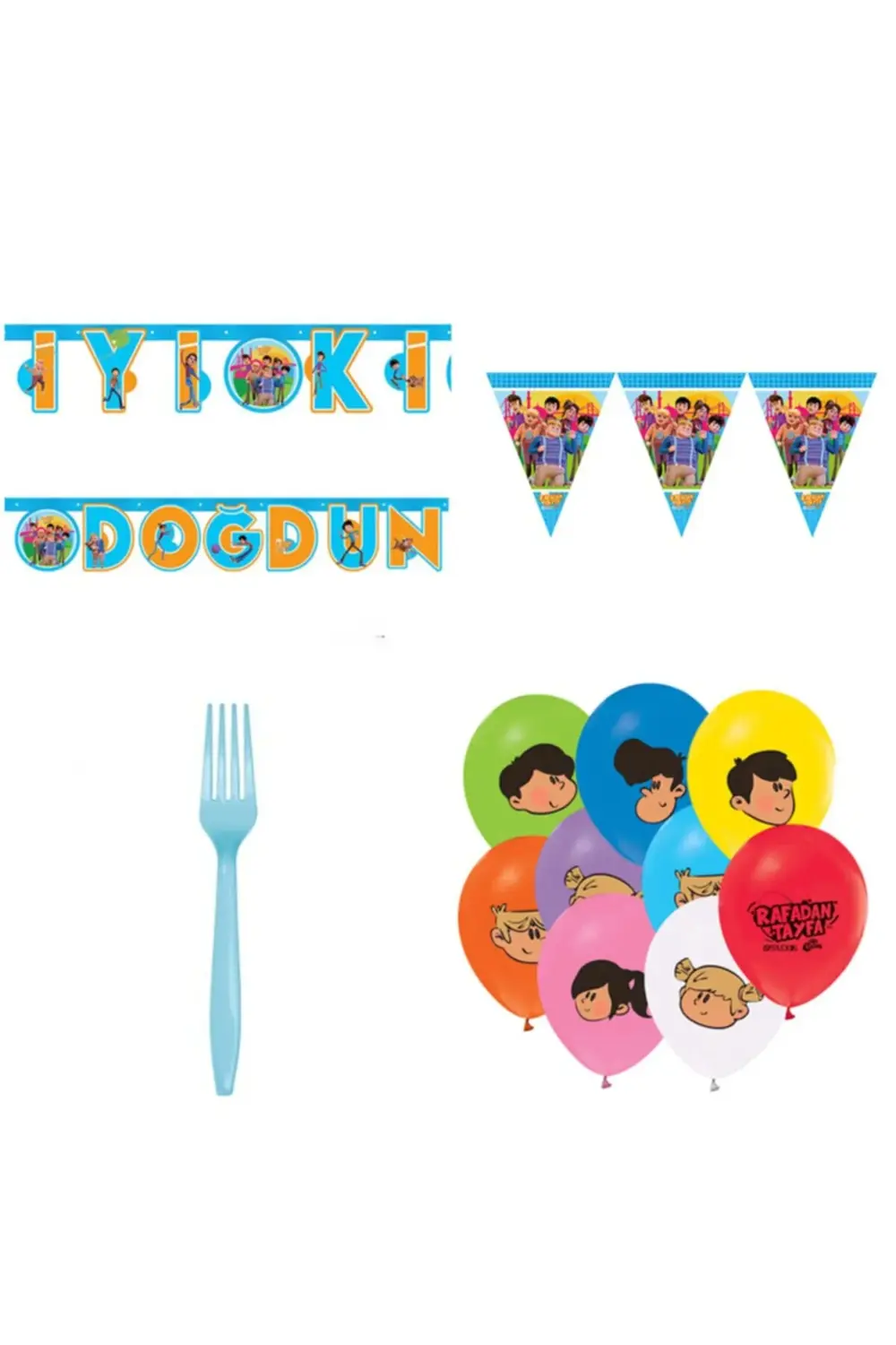 Rafadan Tayfa   Doğum Günü Parti Seti 8 Kişilik