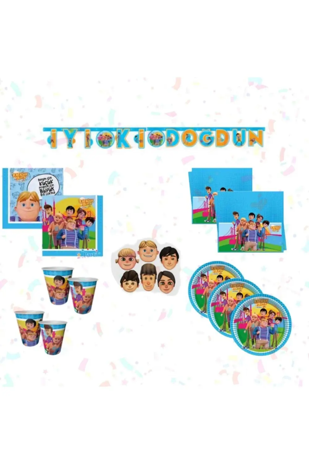 Rafadan Tayfa Doğum Günü Parti Seti