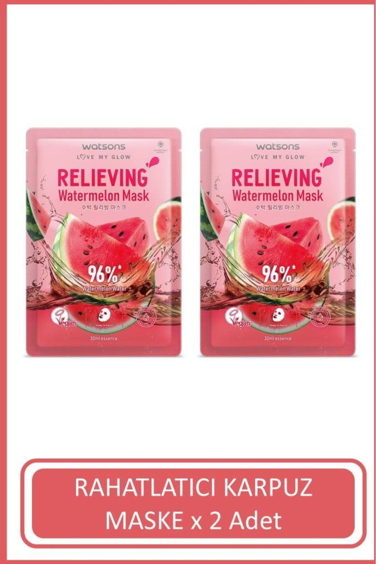 Rahatlatıcı Karpuz Maske 30 ml X2 Adet