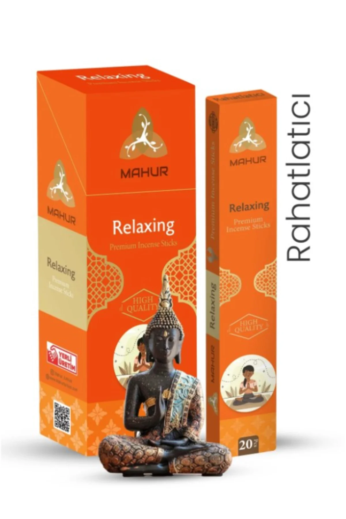 RAHATLATICI (RELAXİNG) ÇUBUK TÜTSÜ 5 PAKET 100 ADET (INCENSE STICKS, 5 PACKS, 100 STICKS)