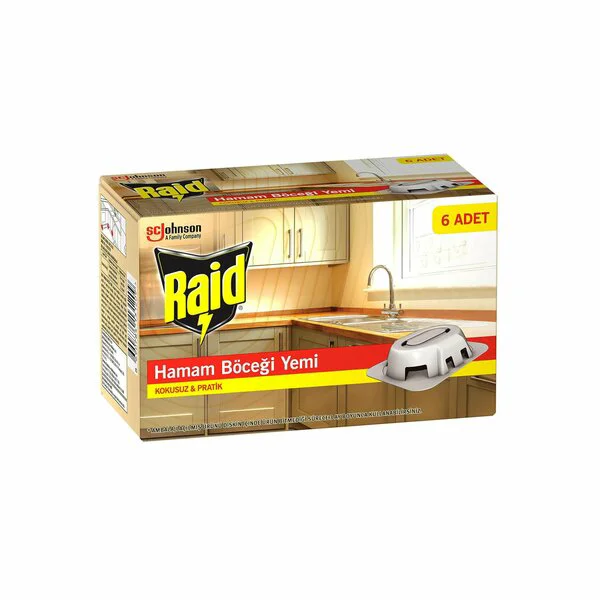 Raid 6 Parça Hamam Böcek Yemi Raid 6 Parça Hamam Böcek Yemi