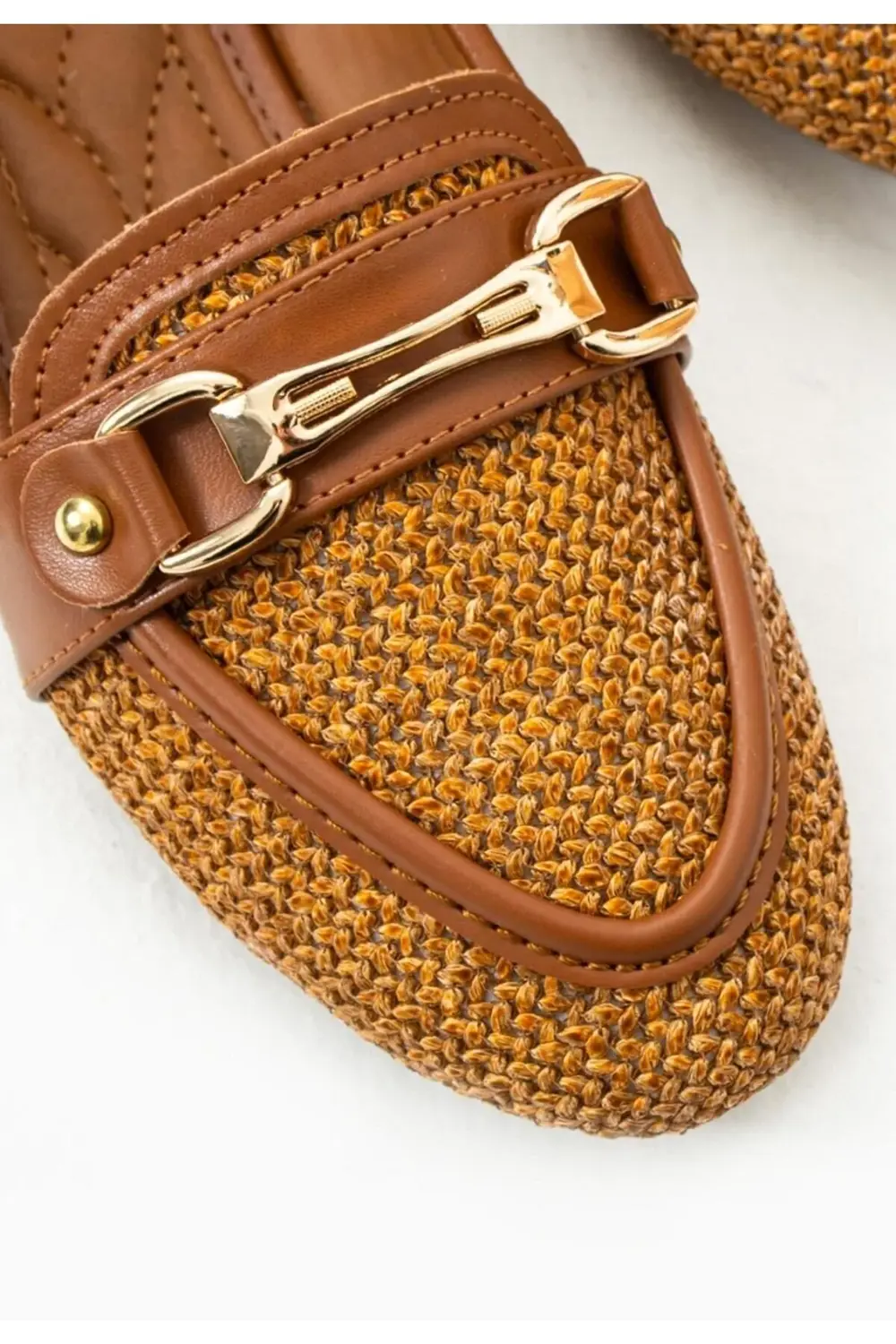 Rain Taba Cilt Babet Ayakkabı