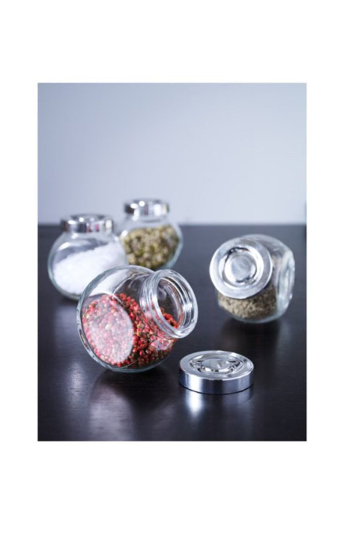 İkea Rajtan Baharatlik Cam Kavanoz 4'Lü Set ( 15 Cl )