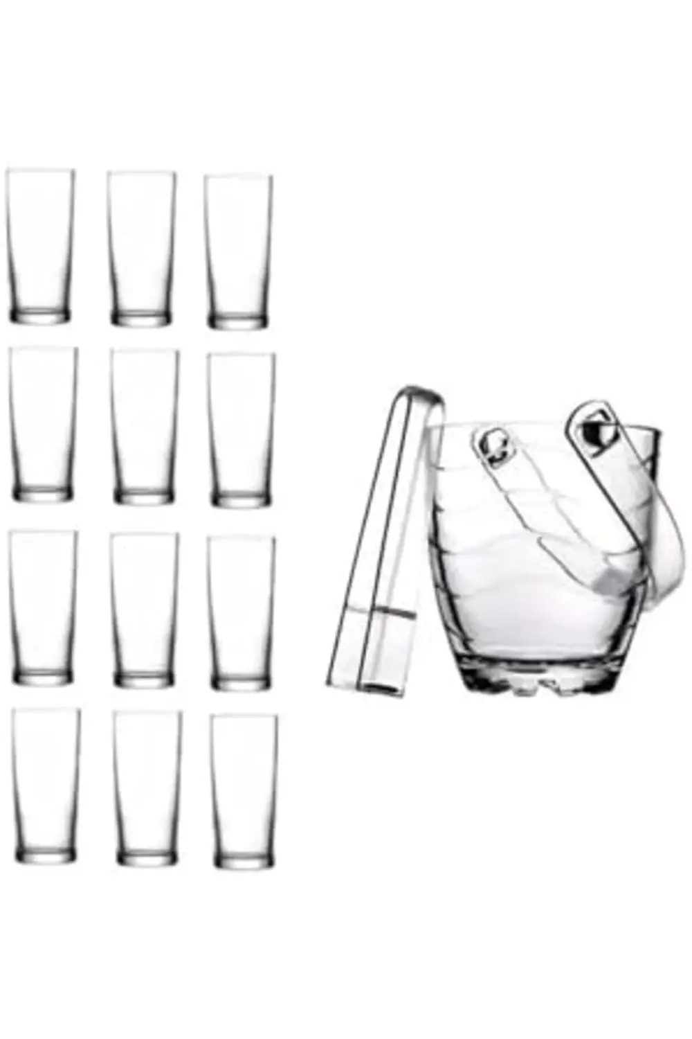 Rakı Bardak Ve 14 Prç. Rakı Bardağı Ve Buz Kovası Seti 1785618004