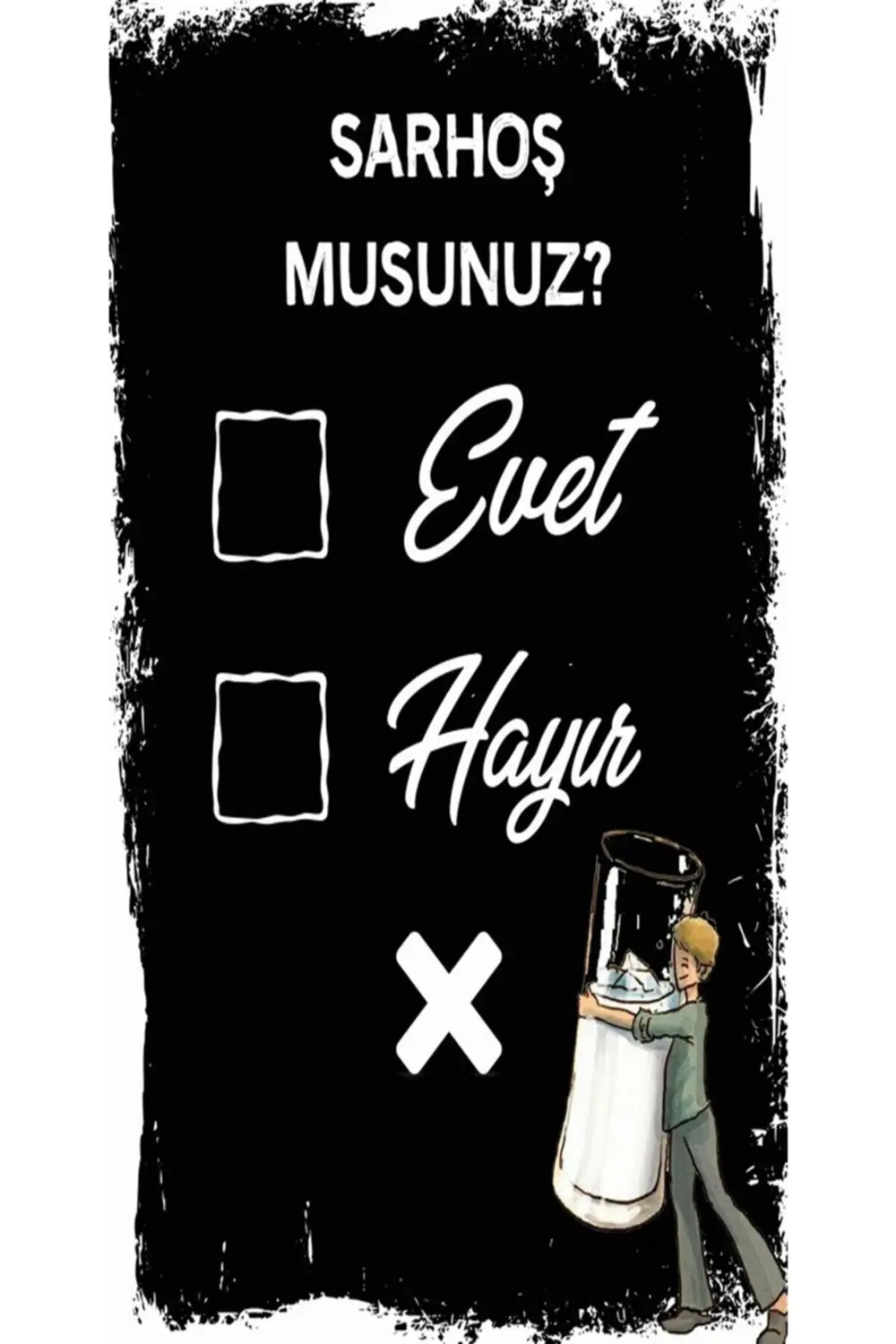 Rakı Ve Bira Temalı 6'lı Ahşap Duvar Poster Seti - Hbb Özel Seri