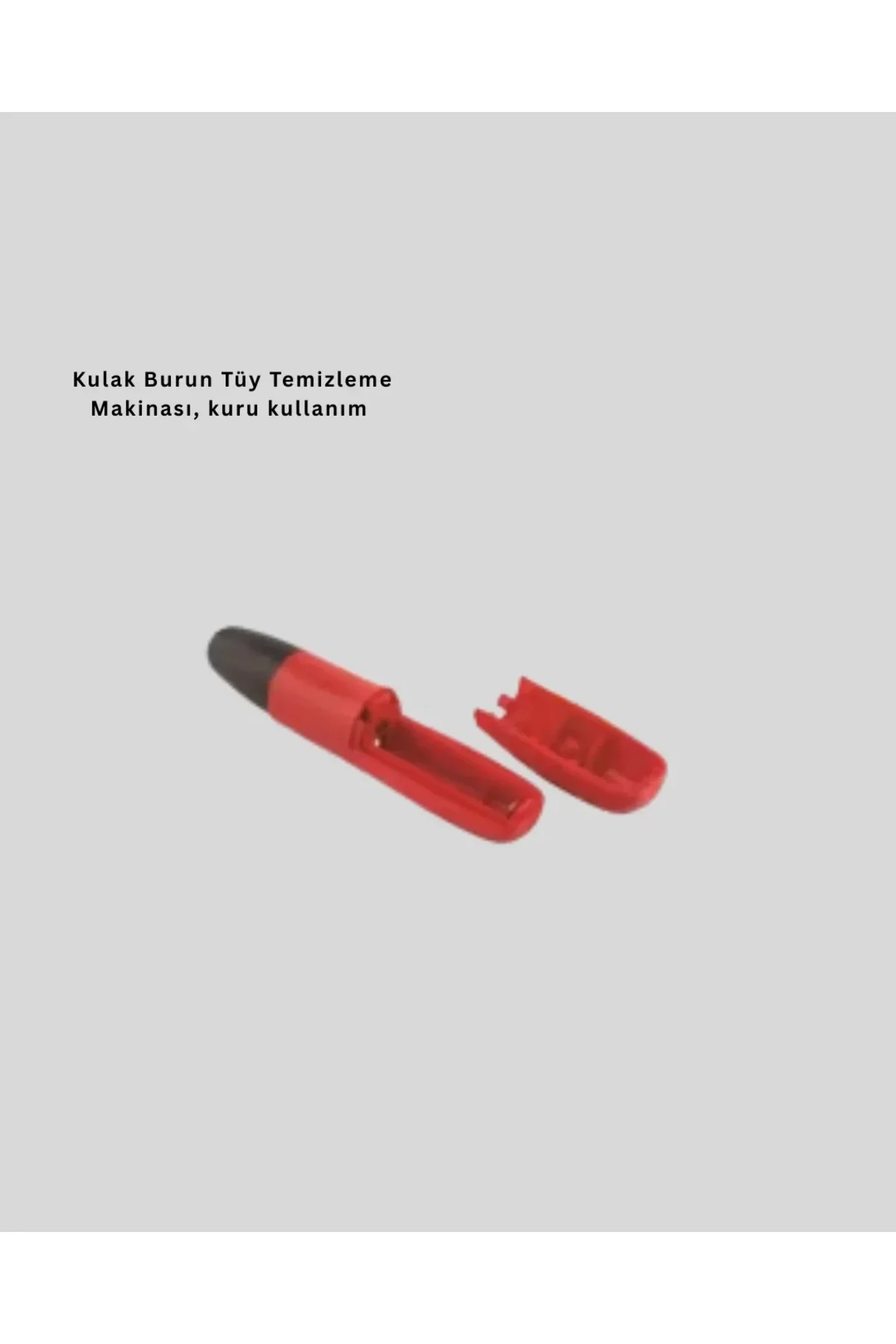 Raks Kırmızı Tüy Temizleme Cihazı Kulak Burun Pilli Ergonomik