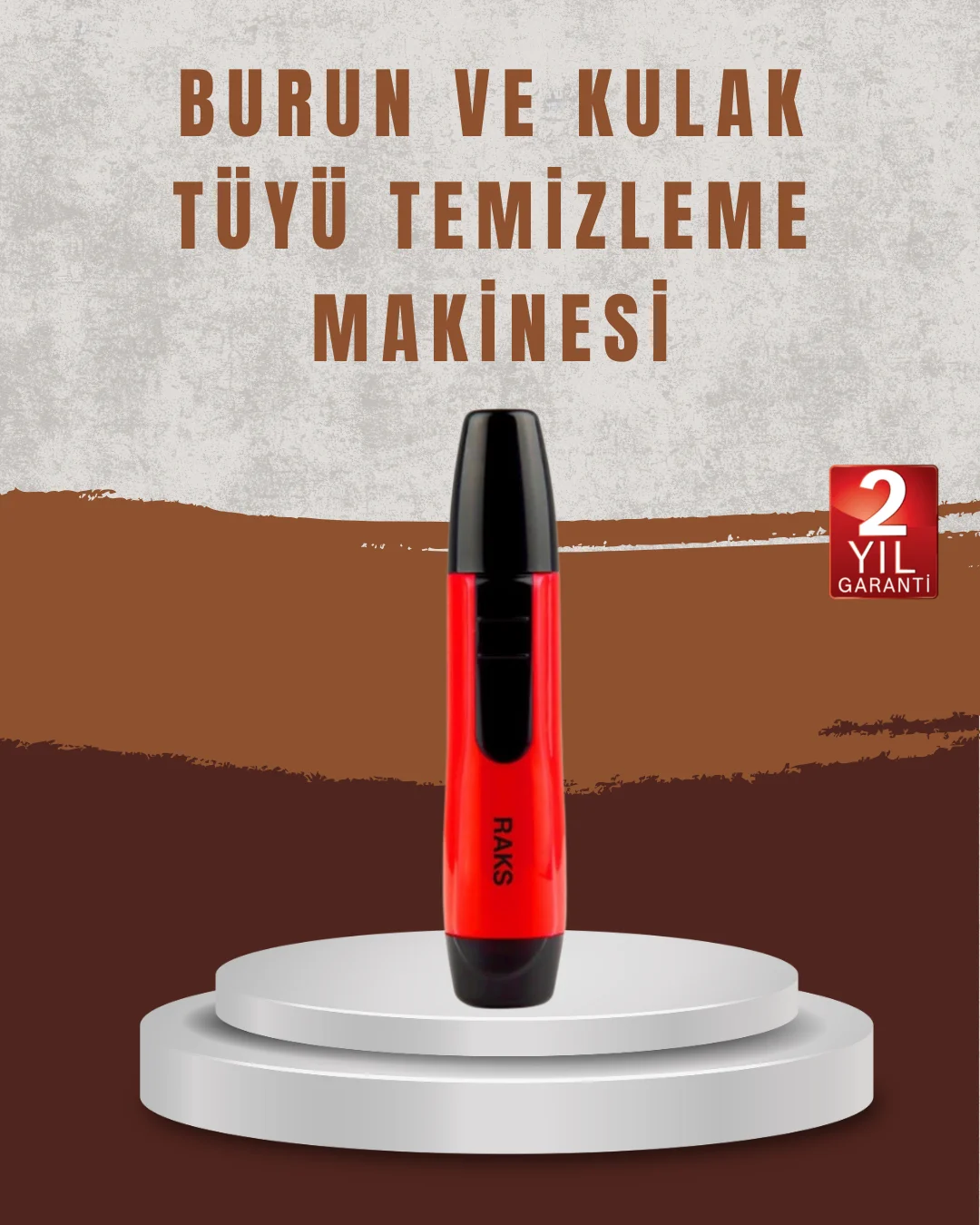 Raks Leo Burun Kulak Tüy Alma Makinesi 45 dk Şarj Süreli Kırmızı Fiyatı, Yorumları ve Özellikleri