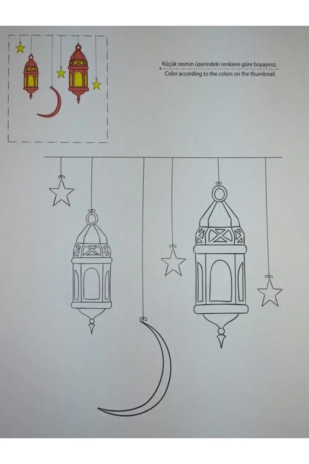 RAMAZAN 30 GÜN BOYAMA SETİ