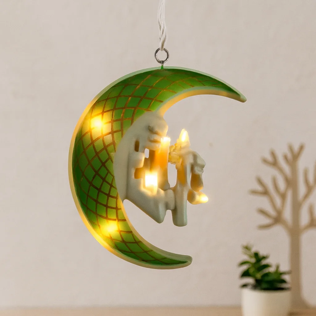 Ramazan LED Perde Lamba 3m (Fişli, Eklemeli) Yeşil Hilal Cami Yıldız Fiyatı, Yorumları ve Özellikleri