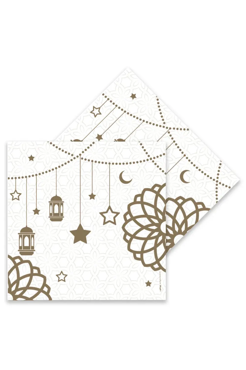 Ramazan Şekilli Peçete 33x33 16lı