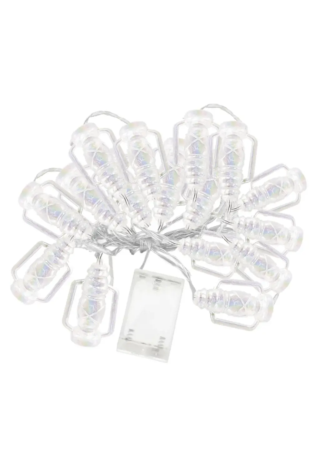 Ramazan Temalı Pilli Sarkıt Led Gün Işığı 20 Ampullü