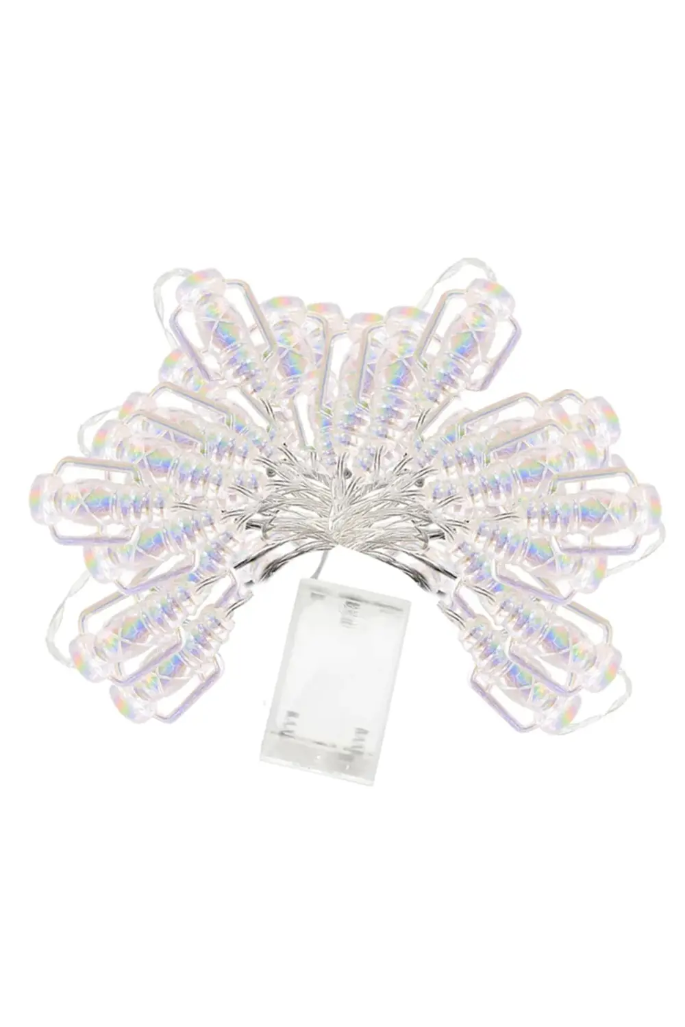 Ramazan Temalı Pilli Sarkıt Led Gün Işığı 20 Ampullü