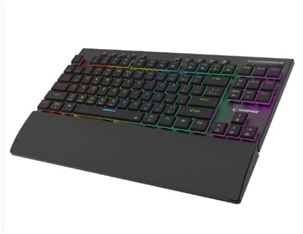 Rampage BERU Siyah 2.4G + BT Wireless RED SWITCH Mekanik Gaming O