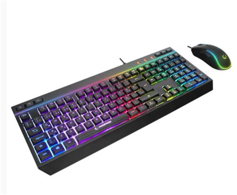 Rampage KM-R57  Siyah RGB Aydınlatmalı Q Oyuncu Multmedia Klavye 
