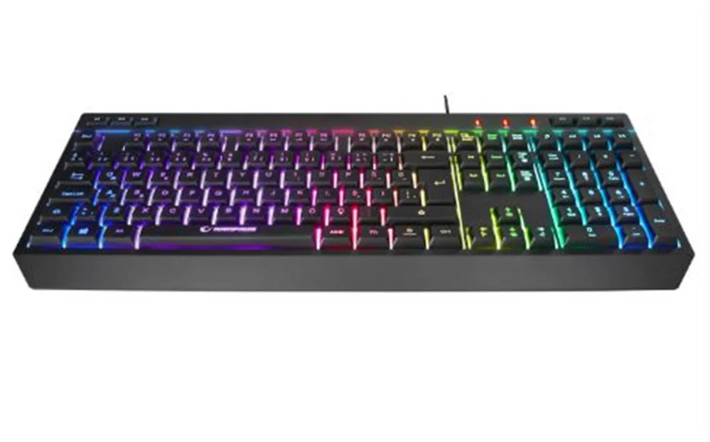 Rampage KM-R57  Siyah RGB Aydınlatmalı Q Oyuncu Multmedia Klavye 