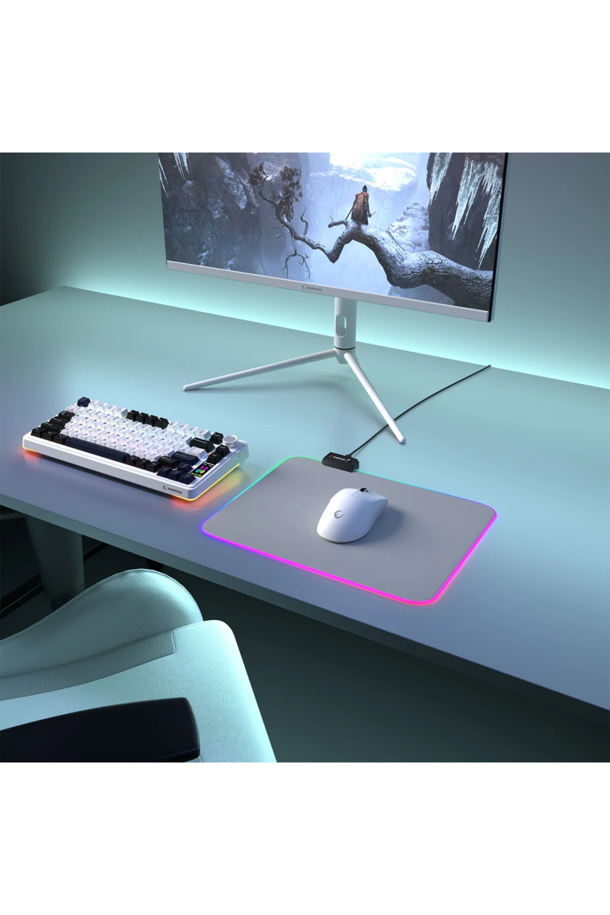 Rampage MP-21, PULSAR M RGB, 252x328x3mm, RGB Led, Gaming, MOUSE 