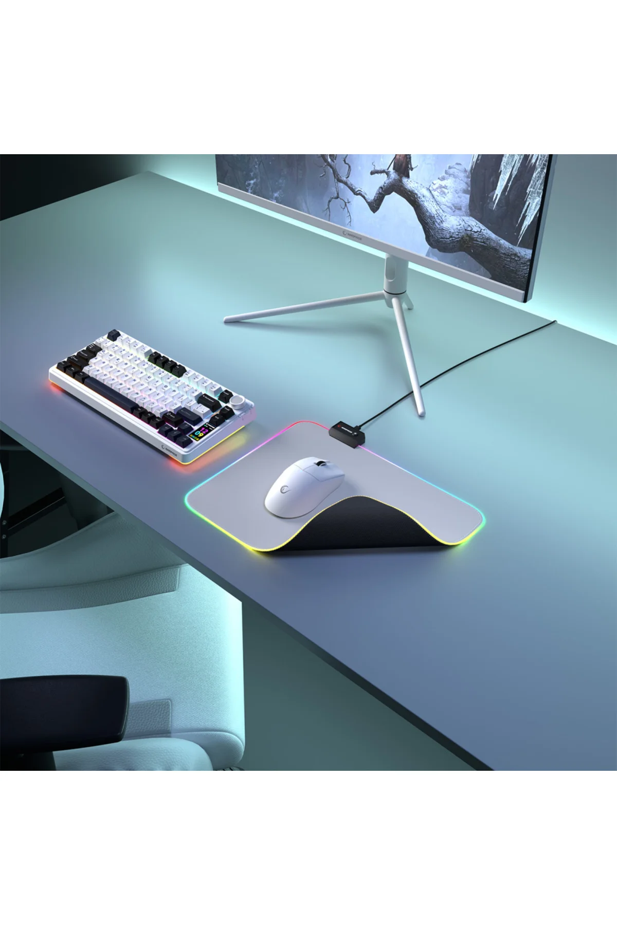 Rampage MP-21, PULSAR M RGB, 252x328x3mm, RGB Led, Gaming, MOUSE 