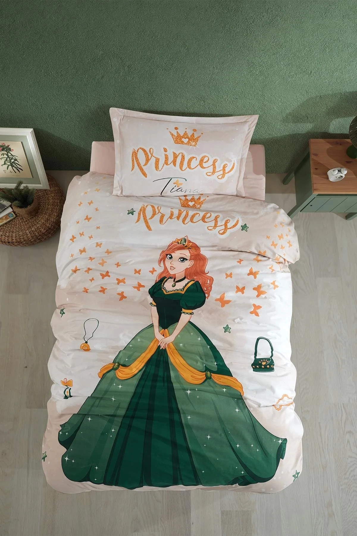 Ranforce %100 Pamuk Tek Kişilik Nevresim Takımı Tiana