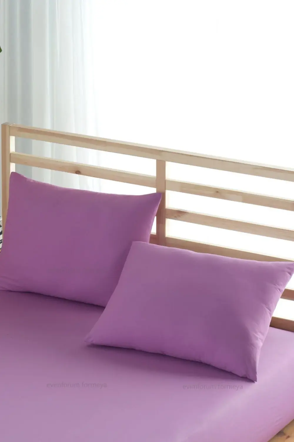 Ranforce %100 Pamuk Yastık Kılıfı 2 Adet 50*70 Kapaklı