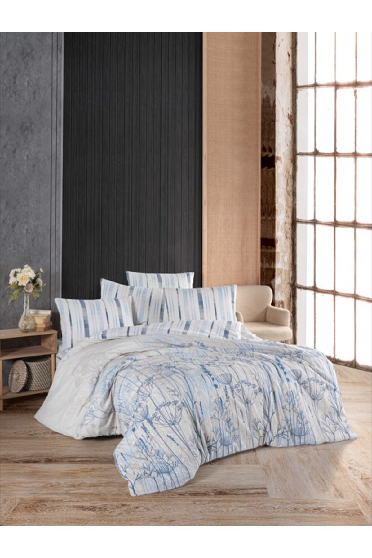 Angoravi Ranforce Çift Kişilik Nev Takımı Lina