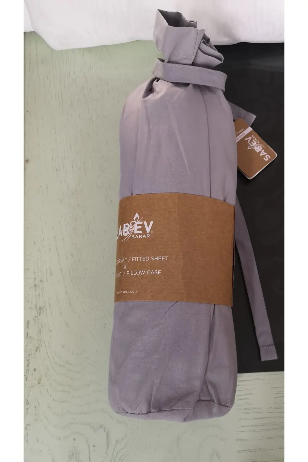 Ranforce Fitted Çarşaf Seti 180x200 Gri V53