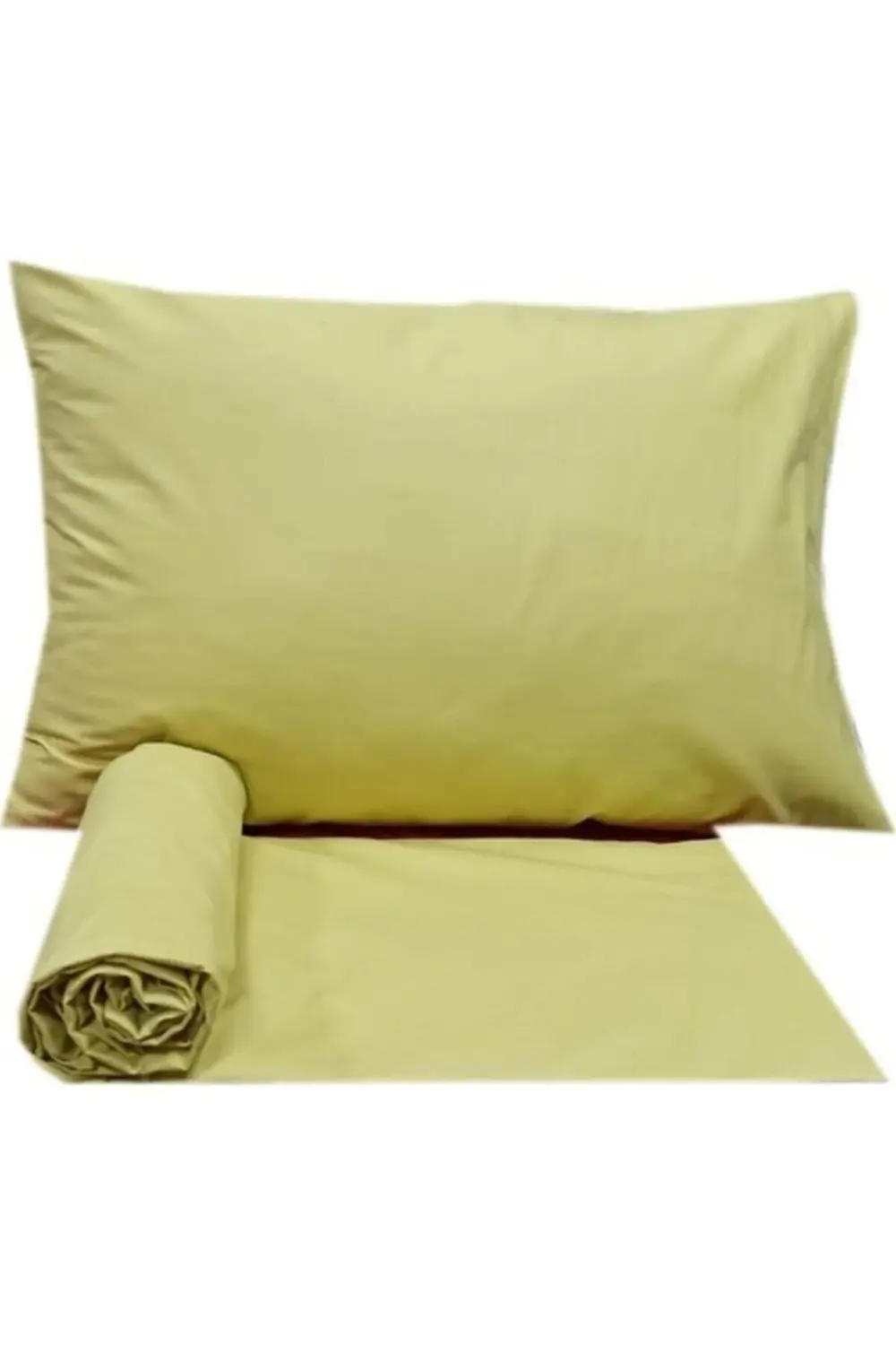 Ranforce Fitted Lastikli Çarşaf Seti 180x200cm Limon Küfü