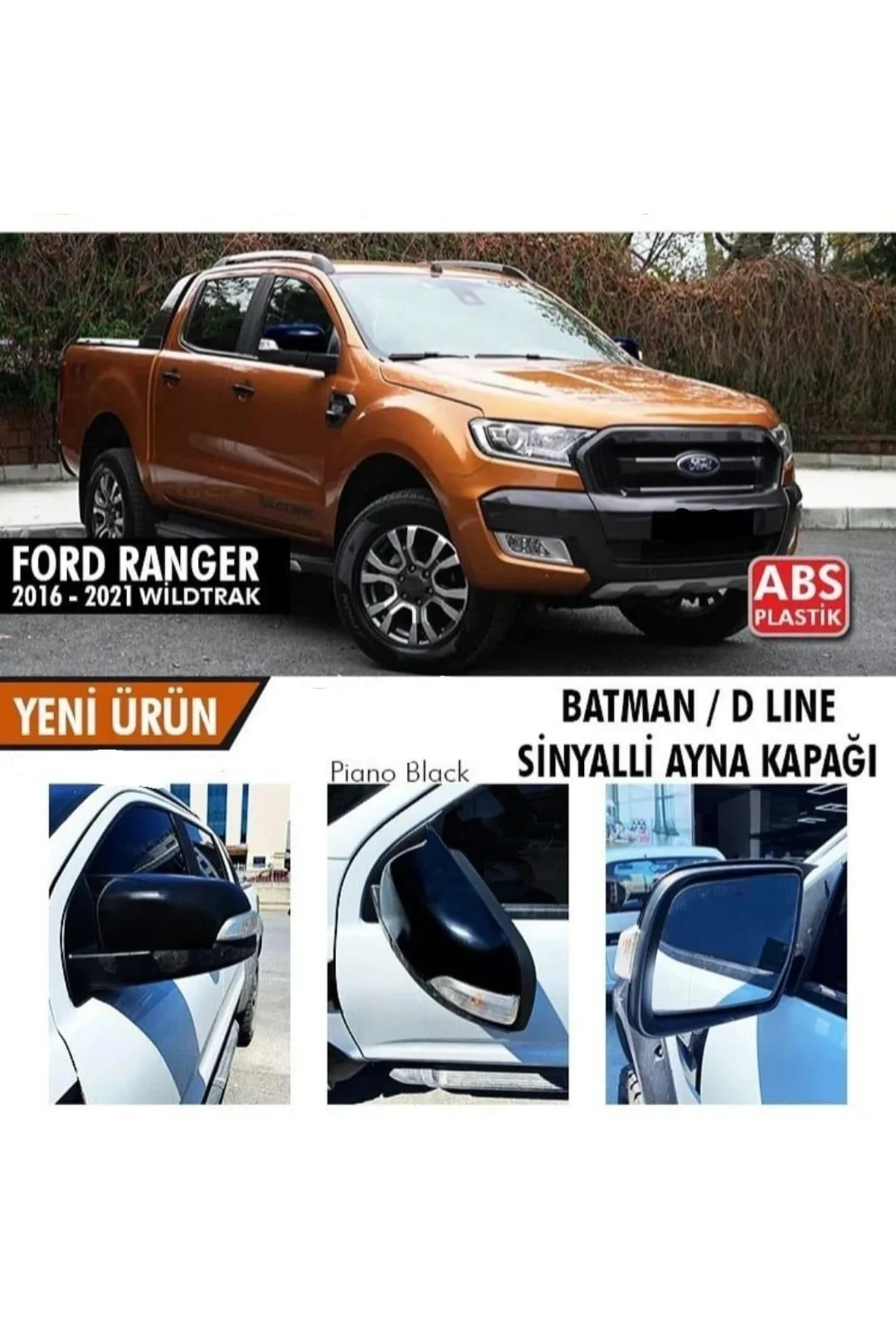Ranger 2016-2021 / D Lıne Sinyalli Ayna Kapağı