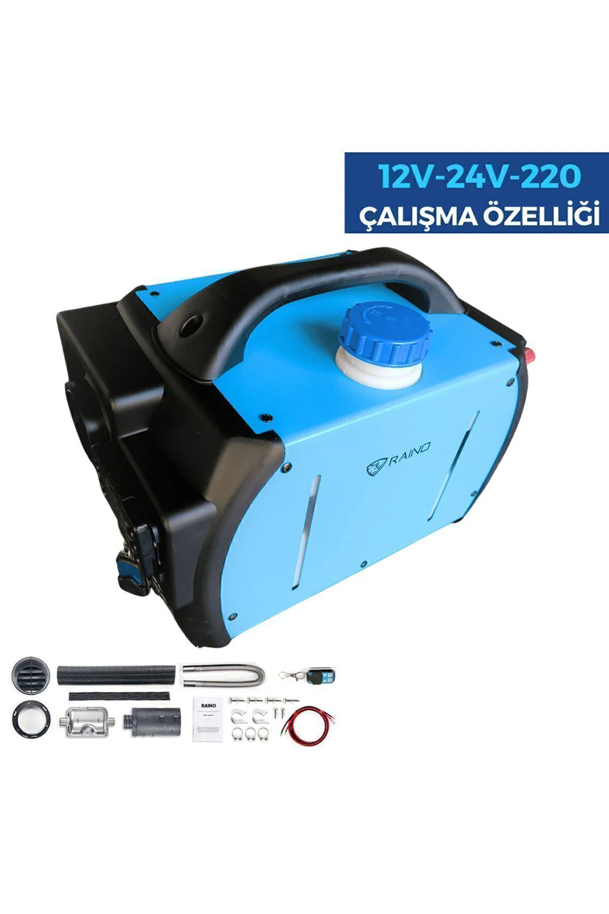 Ranio Portatif Dizel Isıtıcı Çanta Tip(seyyar Webasto Müadili ) 12v 24v 220v Çalışır