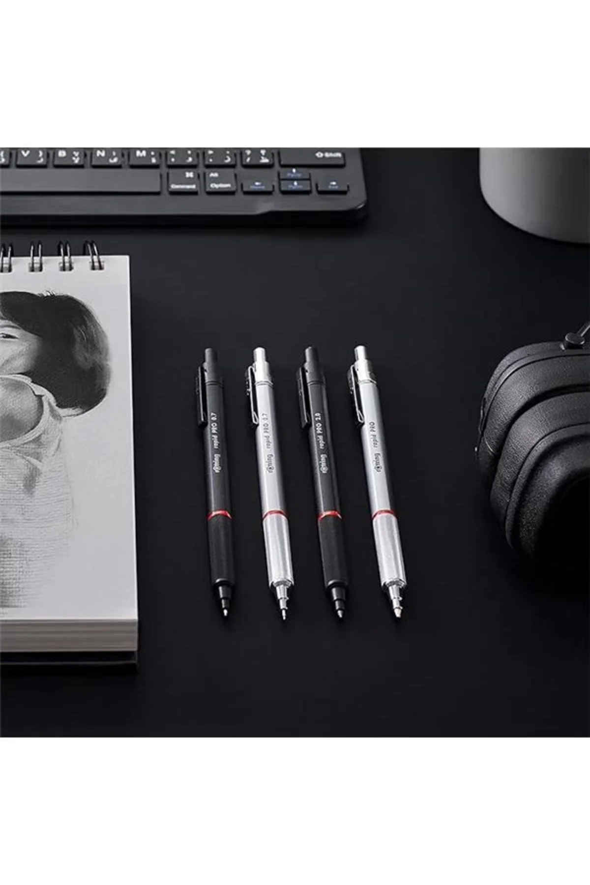 Rapid PRO Gizli Uçlu Kurşun Kalem 0.5 mm, Siyah