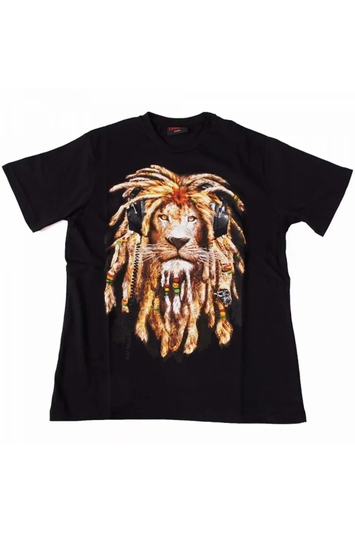 Rasta Lion Tişört Siyah