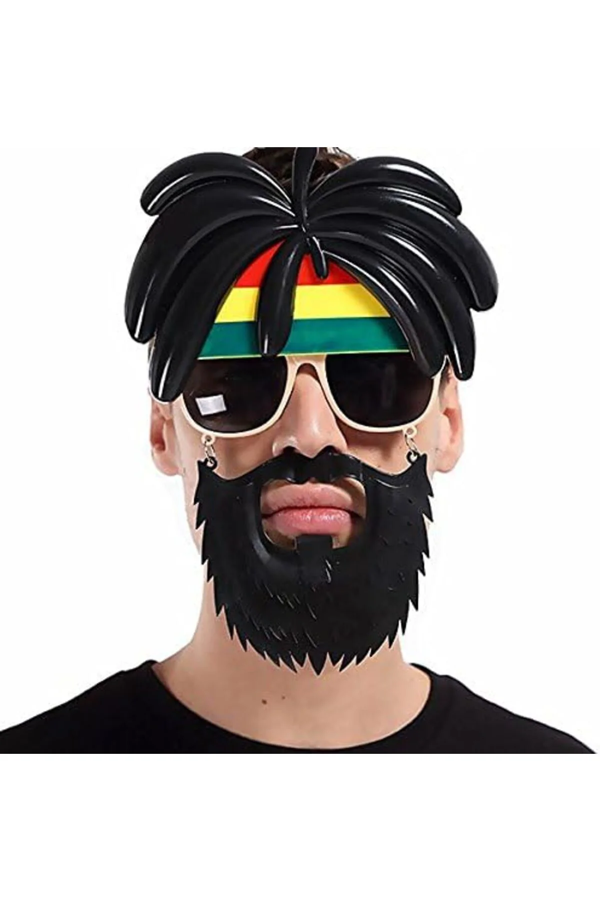 Rasta Peruklu Rasta Sakallı Bob Marley Bıyıklı Parti Gözlüğü 27x18 cm GO506089Gosa4552 Rasta Peruklu Rasta Sakallı Bob Marley Bıyıklı Parti Gözlüğü 27x18 cm GO506089Gosa4552